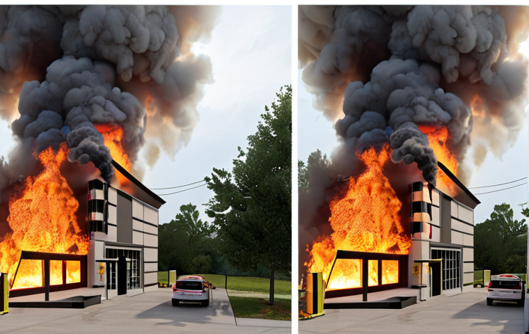 **
A complex fire detection system with IoT sensors (smoke, temperature, gas) linked to a cloud server, analyzing data, and using AI to predict fire patterns.
**